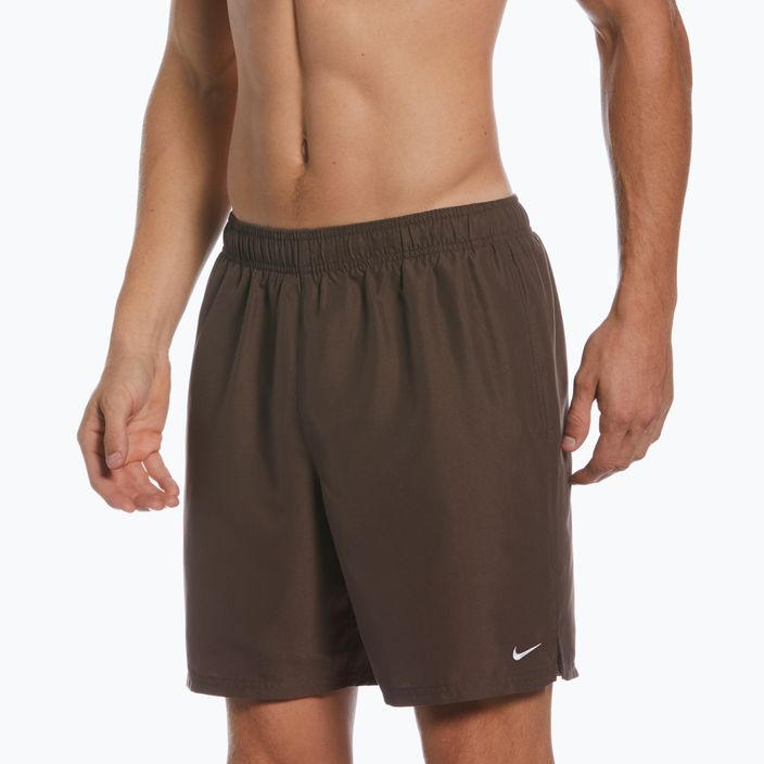 Vyriški Nike Essential 7" Volley maudymosi šortai rudi NESSA559-046 4