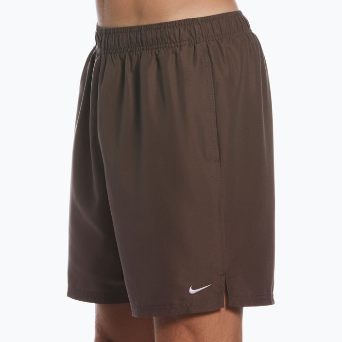 Vyriški Nike Essential 7" Volley maudymosi šortai rudi NESSA559-046 5