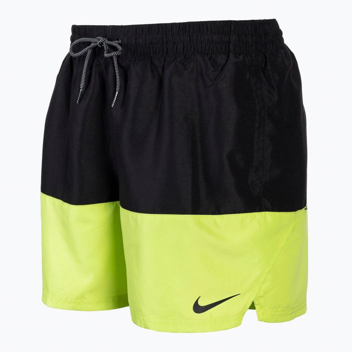 Vyriški "Nike Split 5" Volley" maudymosi šortai juodai žali NESSB451-312 2