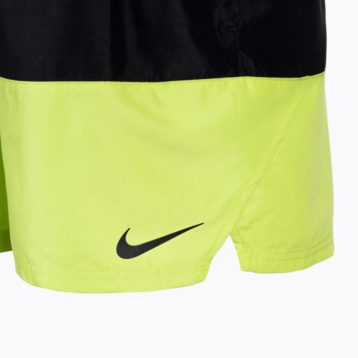Vyriški "Nike Split 5" Volley" maudymosi šortai juodai žali NESSB451-312 4
