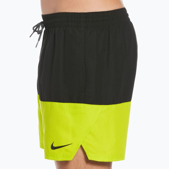 Vyriški "Nike Split 5" Volley" maudymosi šortai juodai žali NESSB451-312 7