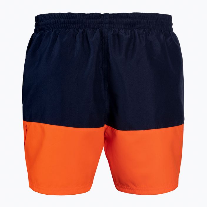 Vyriški "Nike Split 5" Volley" maudymosi šortai tamsiai mėlynos ir oranžinės spalvos NESSB451-822 3