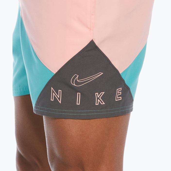 Vyriški maudymosi šortai Nike Logo 5" Volley pilkos spalvos NESSC470-018 8