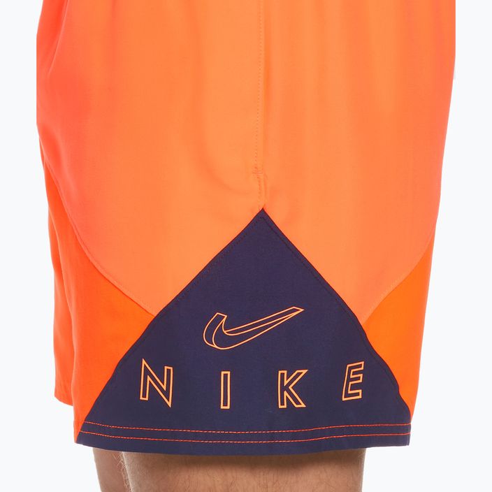 Vyriški Nike Logo 5" Volley maudymosi šortai mėlyni NESSC470-440 8