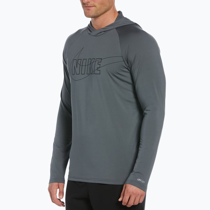 Vyriški treniruočių marškinėliai Nike Outline Logo pilka NESSC667-018 8