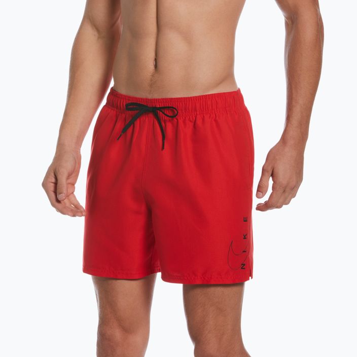 Vyriški "Nike Swoosh Break 5" Volley" maudymosi šortai raudoni NESSC601-614 3