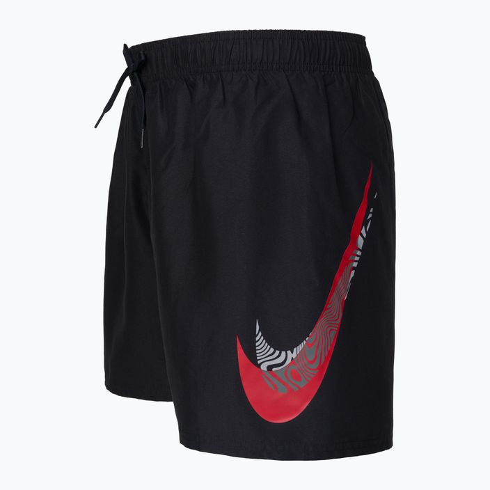 Vyriški "Nike Liquify Swoosh 5" Volley" maudymosi šortai juodi NESSC611-001 3