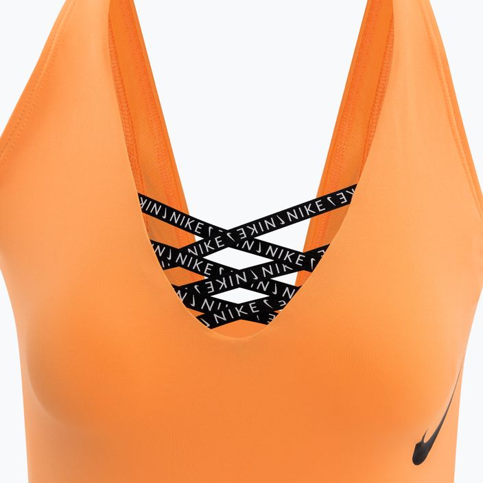 Moteriškas vientisas maudymosi kostiumėlis Nike Sneakerkini U-Back Peach Cream NESSC254-832 3