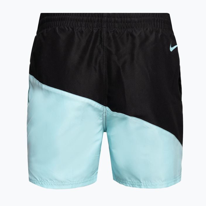Vyriški "Nike Block Swoosh 5" Volley" maudymosi šortai mėlyni NESSC492-437 2