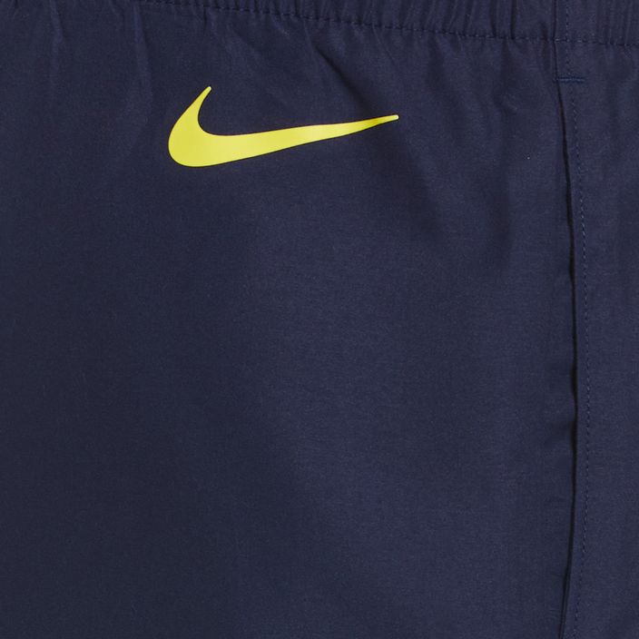 Vyriški "Nike Block Swoosh 5" Volley" maudymosi šortai tamsiai mėlyni NESSC492-494 6