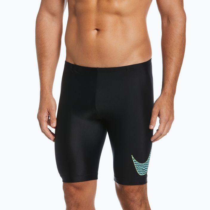 Vyriška Nike kelių logotipų plaukimo liemenė juoda NESSC588-001 4