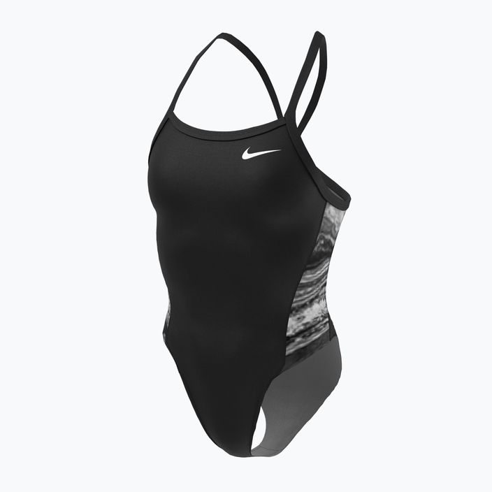 Moteriškas maudymosi kostiumėlis Nike Multiple Print Racerback Splice One jet black NESSC051-006 6