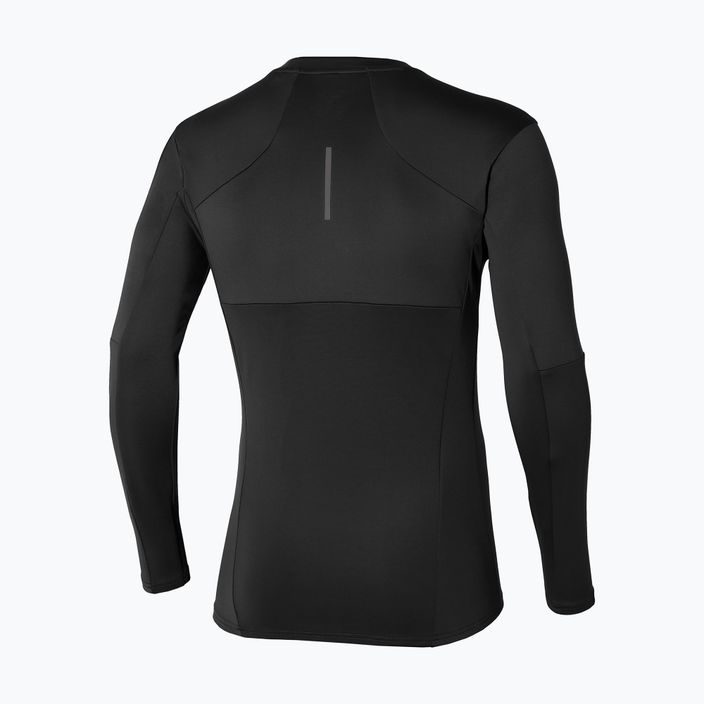 Vyriški bėgimo marškinėliai ilgomis rankovėmis Mizuno Thermal Charge Breath Thermo black 2