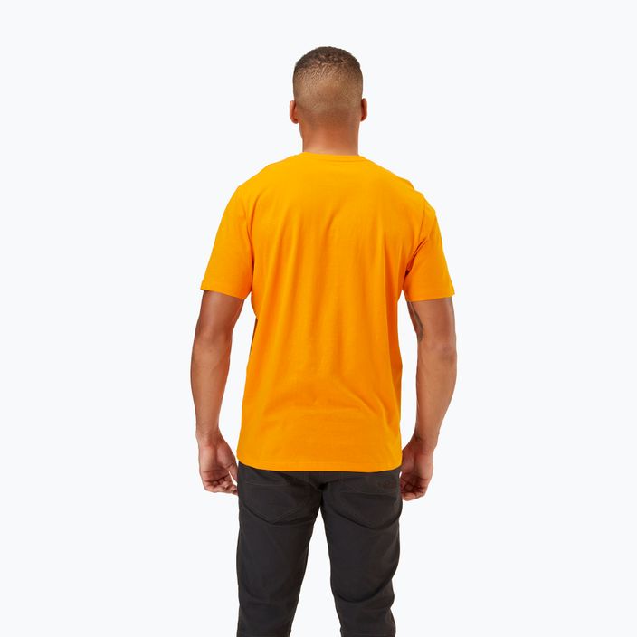 Vyriški Rab Stance Logo SS trekingo marškinėliai oranžiniai QCB-08-SUN 2