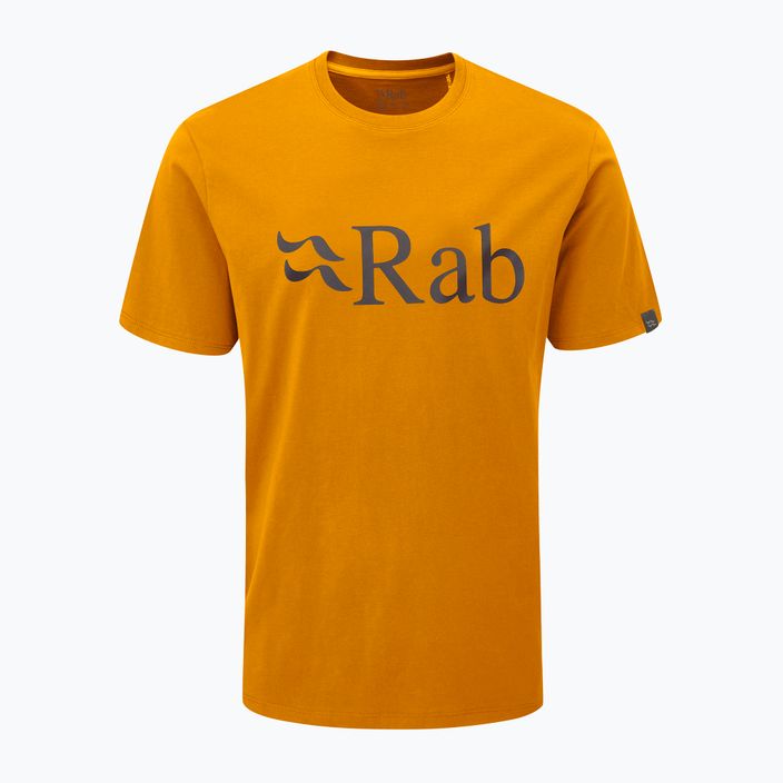 Vyriški Rab Stance Logo SS trekingo marškinėliai oranžiniai QCB-08-SUN 5