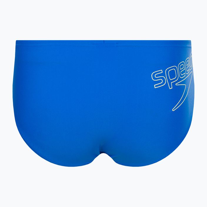 Speedo Logo Brief vaikiškos maudymosi kelnaitės mėlynos 8-00314914372 3