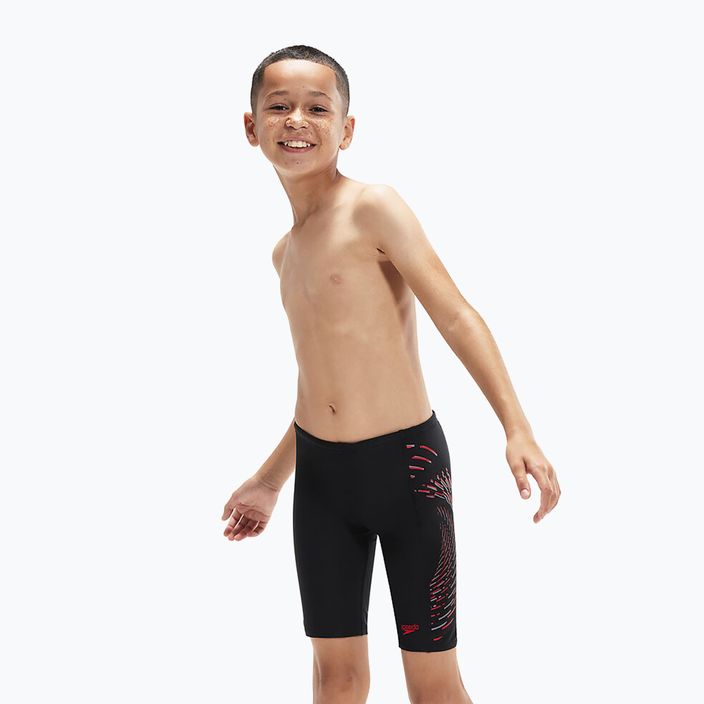 Plastisolio dėvėjimo kostiumėlis Jammer Vaikų maudymosi kostiumėliai juodi 8-00317014377 5