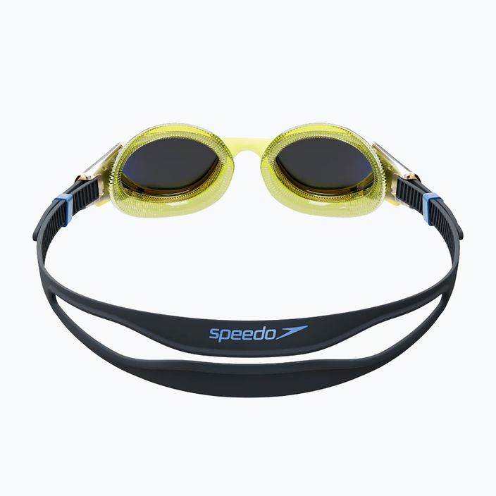 Speedo Biofuse 2.0 Mirror juodi/hiper/safyriniai plaukimo akiniai 8-00233214504 8