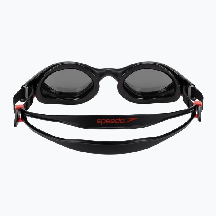 Speedo Biofuse 2.0 juodi/raudoni/chromuoti plaukimo akiniai 8-002331A273 5