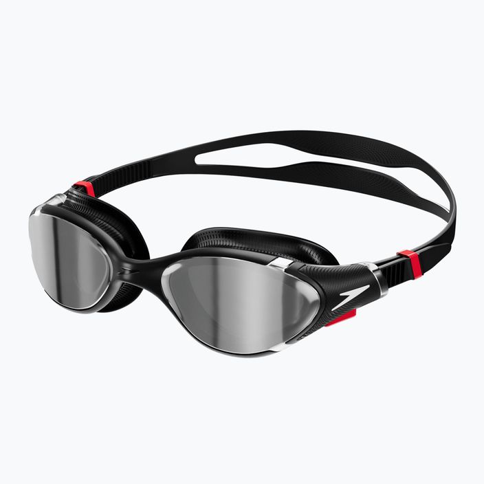 Speedo Biofuse 2.0 juodi/raudoni/chromuoti plaukimo akiniai 8-002331A273 6