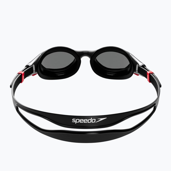 Speedo Biofuse 2.0 juodi/raudoni/chromuoti plaukimo akiniai 8-002331A273 8