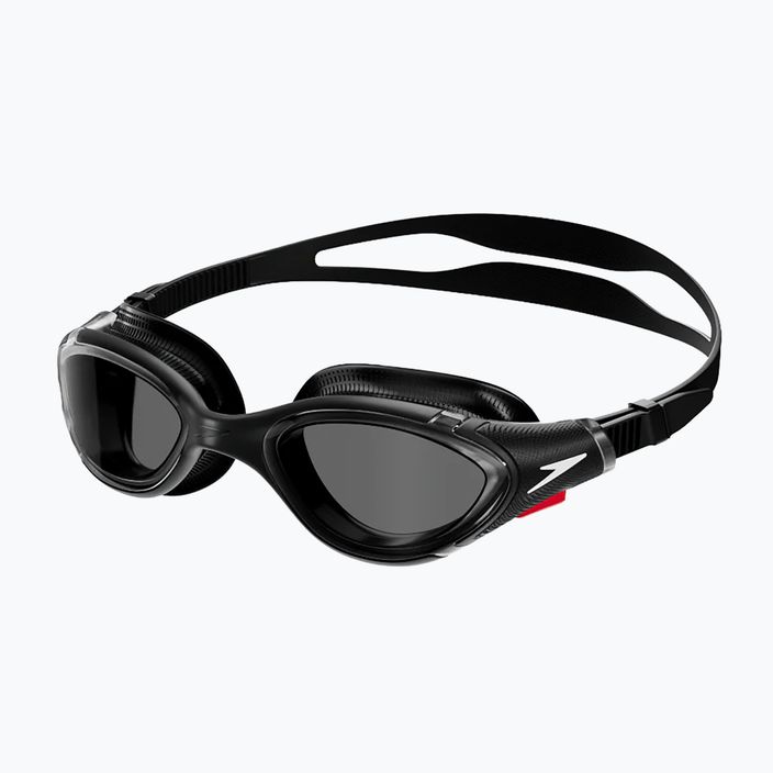 Speedo Biofuse 2.0 juodi/balti/dūminiai plaukimo akiniai 8-00233214501 6