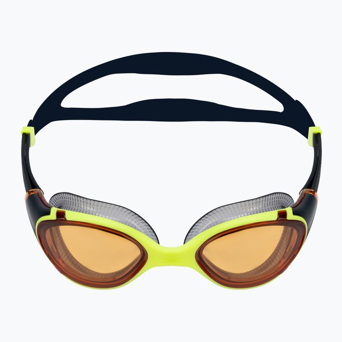 Speedo Biofuse 2.0 tikri tamsiai mėlyni/žydriai oranžiniai plaukimo akiniai 8-00233214507 2