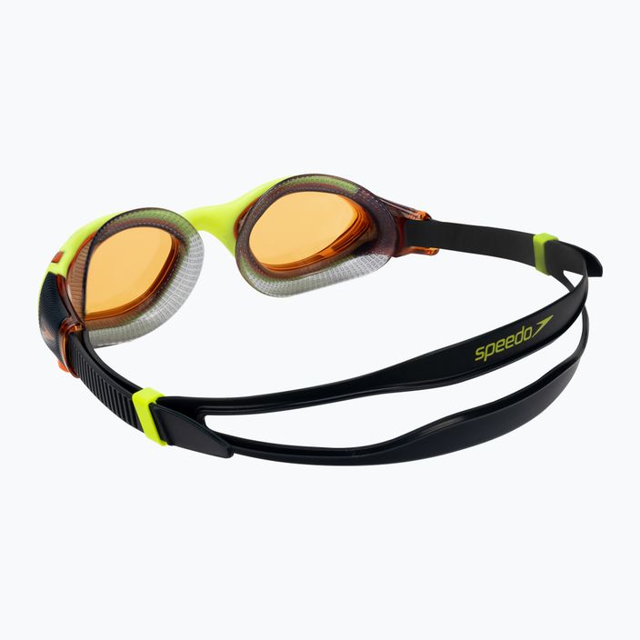 Speedo Biofuse 2.0 tikri tamsiai mėlyni/žydriai oranžiniai plaukimo akiniai 8-00233214507 4