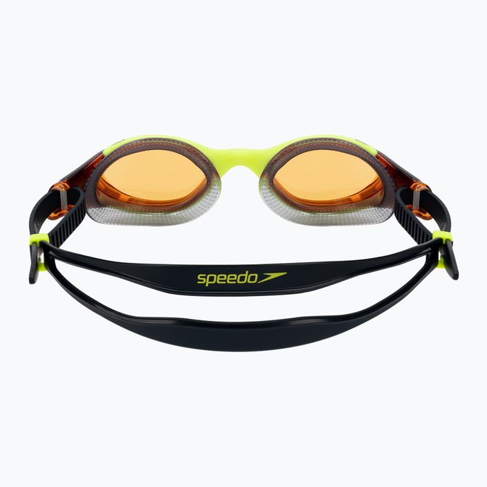Speedo Biofuse 2.0 tikri tamsiai mėlyni/žydriai oranžiniai plaukimo akiniai 8-00233214507 5
