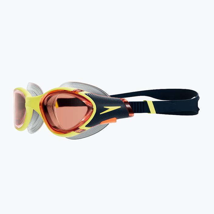 Speedo Biofuse 2.0 tikri tamsiai mėlyni/žydriai oranžiniai plaukimo akiniai 8-00233214507 7