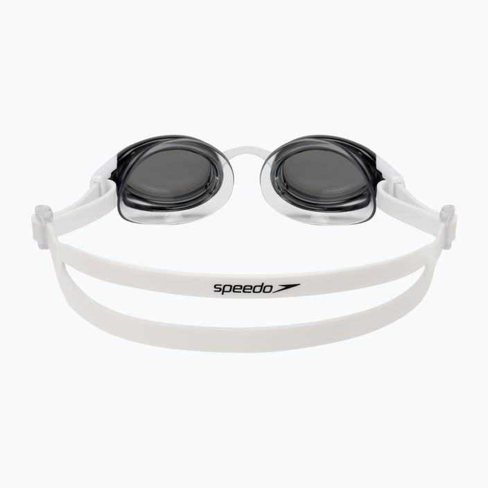 Speedo Mariner Pro Mirror balti / skaidrūs / chromuoti plaukimo akiniai 8-00237314553 5