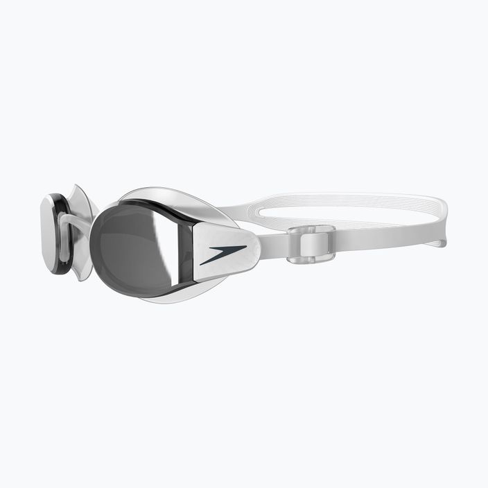 Speedo Mariner Pro Mirror balti / skaidrūs / chromuoti plaukimo akiniai 8-00237314553 7