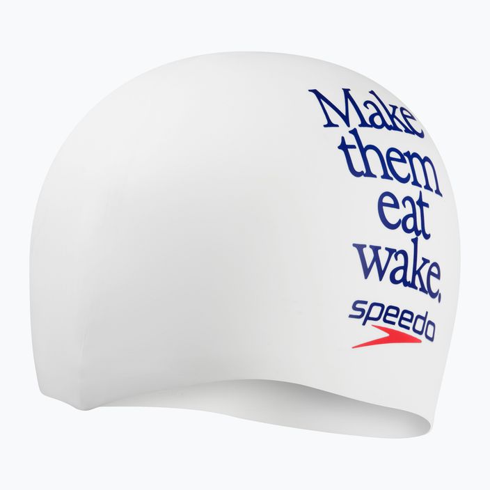 Speedo logotipas Plaukimo kepurė balta 8-0838514611 2