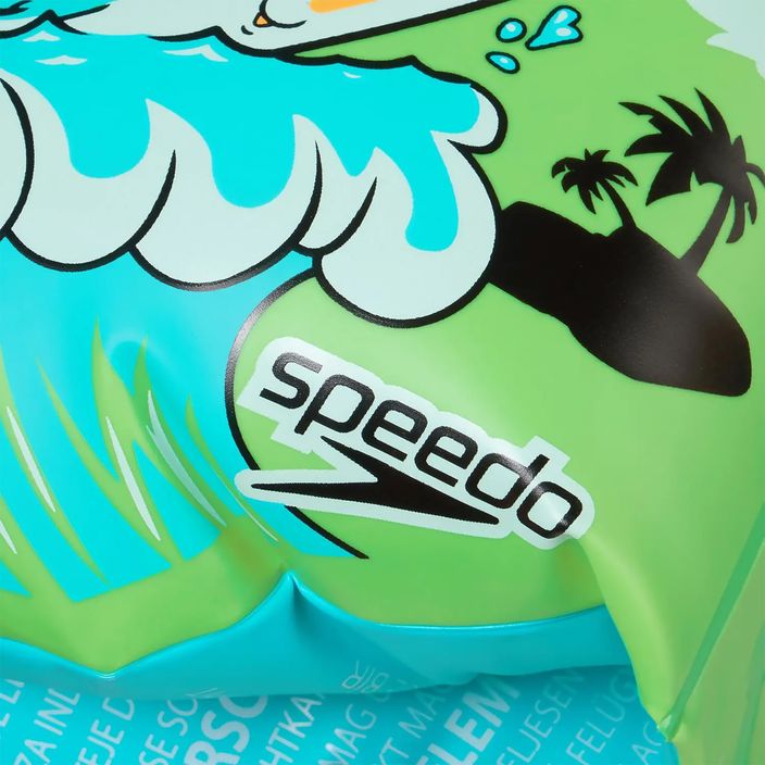 Vaikiškos plaukimo rankovės Speedo Character Printed Armbands chima azure blue/fluro green 3