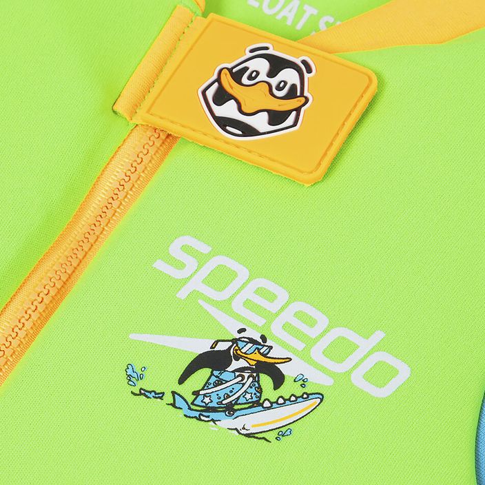 Speedo vaikiškas plaukimo kostiumas su spauda, žalias 8-1225814682 3