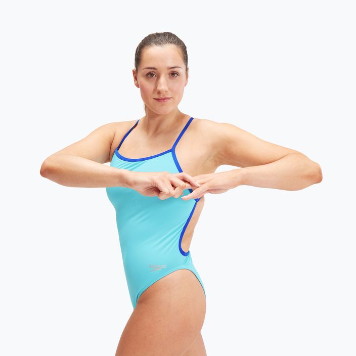 Speedo Solid Vback moteriškas maudymosi kostiumėlis 4
