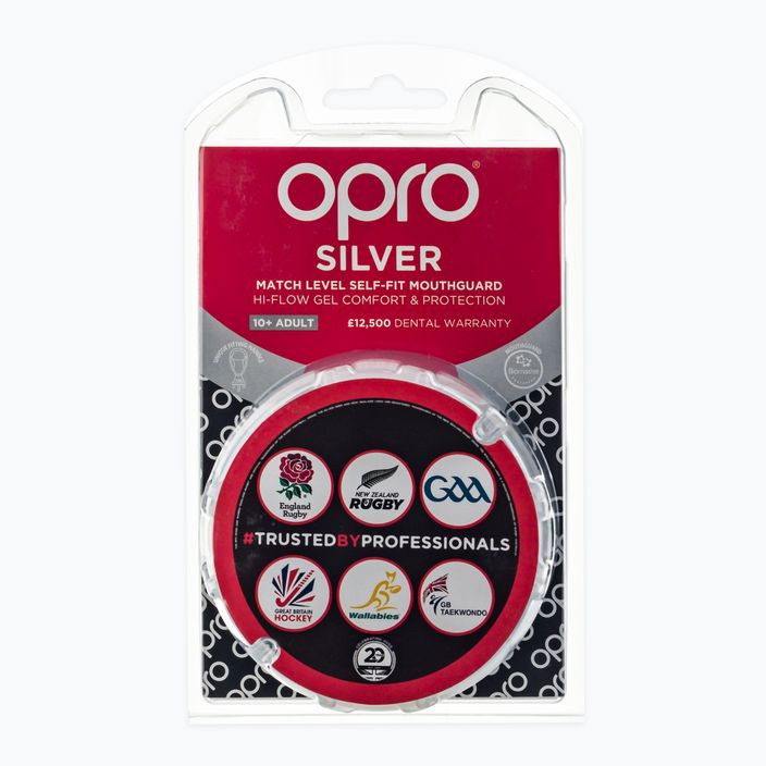 Opro Silver žandikaulio apsauga juoda