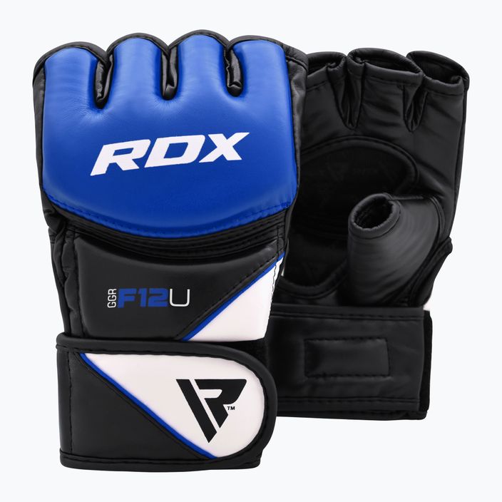 Grapplingo pirštinės RDX Glove New Model GGRF-12U blue