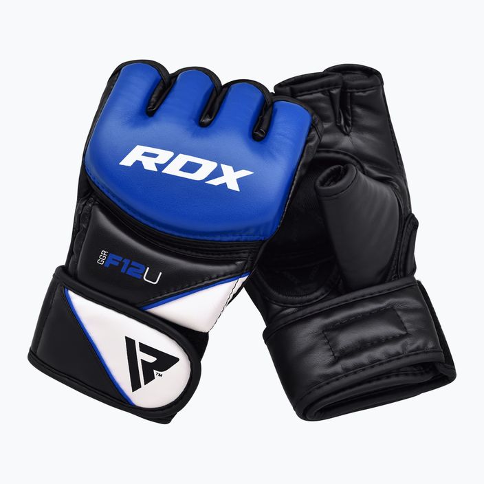 Grapplingo pirštinės RDX Glove New Model GGRF-12U blue 2