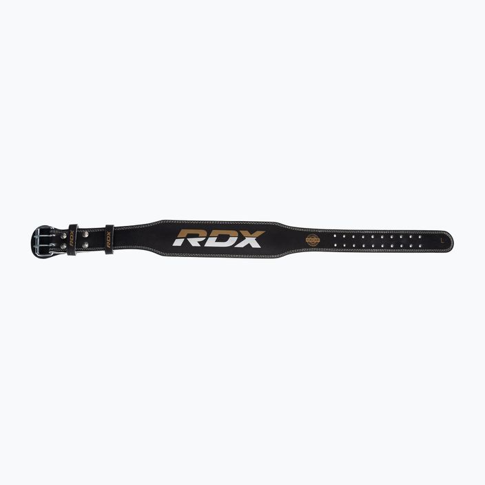 RDX Belt 4" odinis sunkiosios atletikos diržas juodas WBS-4RB 4