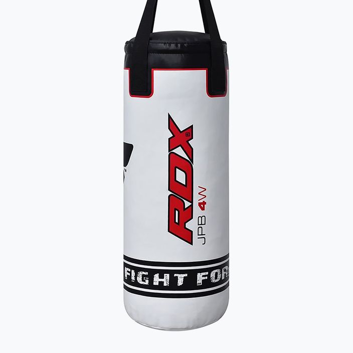 RDX Punch Bag 2 vnt. vaikiškas bokso maišas + pirštinių rinkinys baltas 3JPB-4W-2FT 2