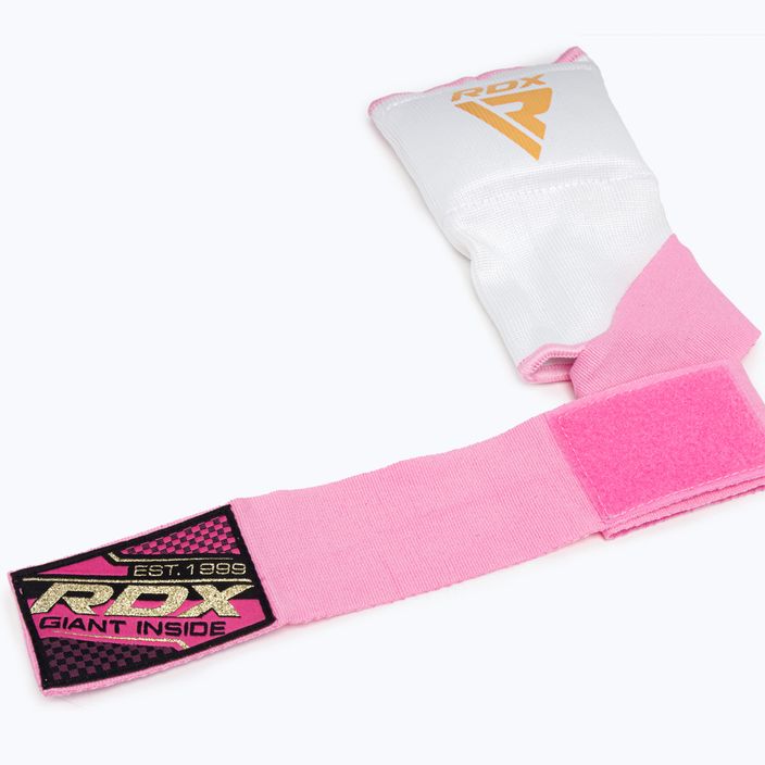 Moteriškos vidinės pirštinės RDX baltos ir rožinės spalvos HYP-ISP 4