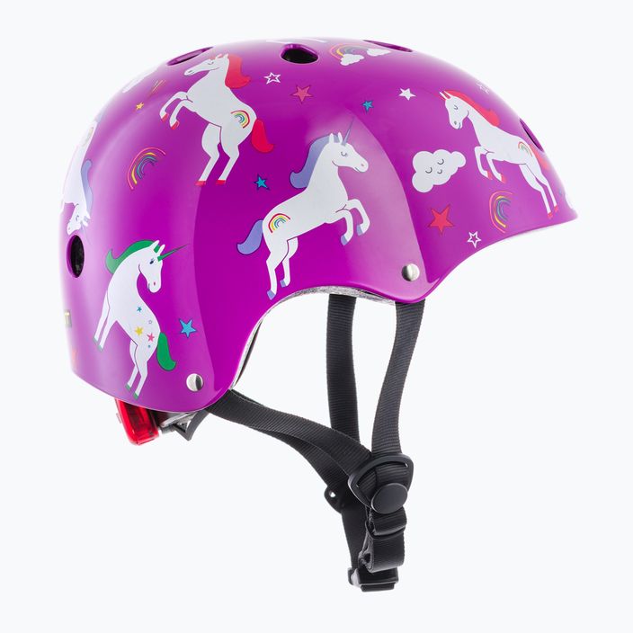 Vaikiškas dviračių šalmas Hornit Unicorn purple/white 4
