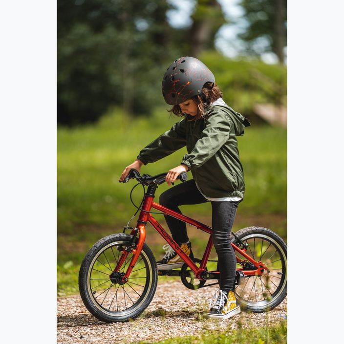 Vaikiškas dviračių šalmas Hornit Lava brown 12