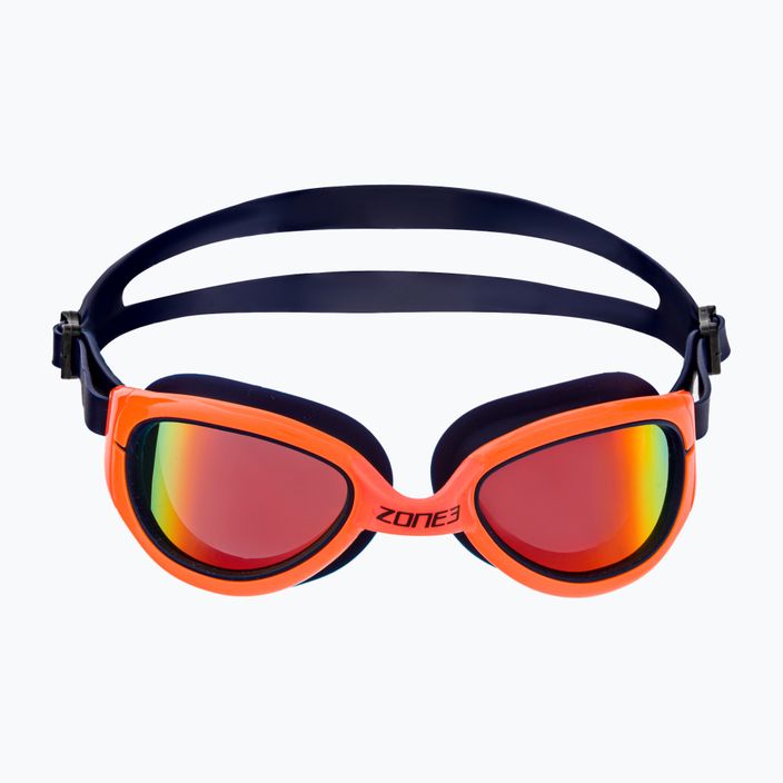ZONE3 Attack plaukimo akiniai tamsiai oranžiniai SA19GOGAT113 2