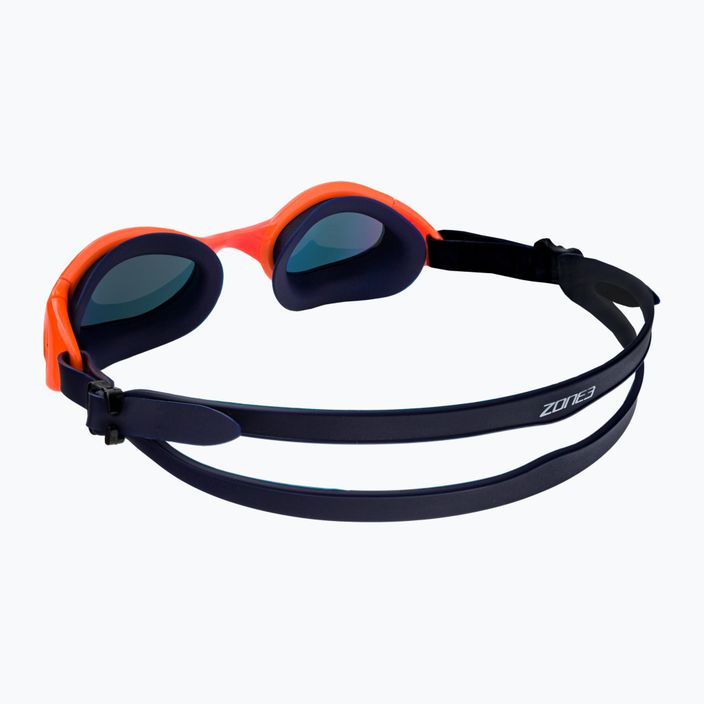 ZONE3 Attack plaukimo akiniai tamsiai oranžiniai SA19GOGAT113 4