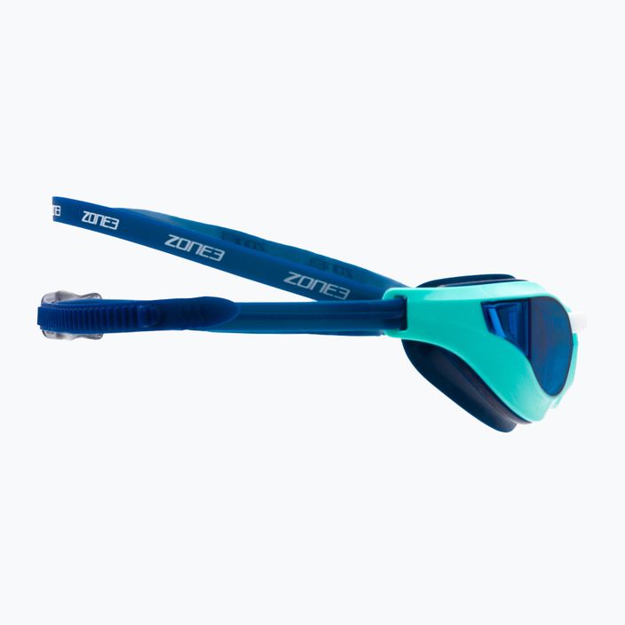 ZONE3 Viper Speed Streamline Smoke navy/turquoise/blue plaukimo akiniai SA19GOGVI103 3