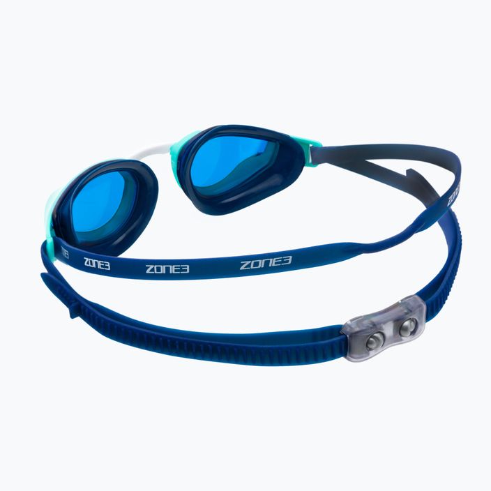 ZONE3 Viper Speed Streamline Smoke navy/turquoise/blue plaukimo akiniai SA19GOGVI103 4