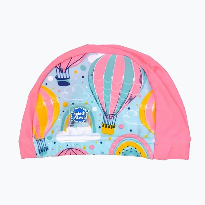 Vaikiška plaukimo kepuraitė Splash About Arka Balloons pink SHUA0 4