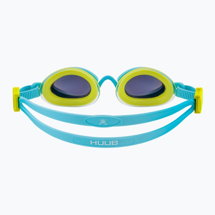 HUUB Pinnacle Air Seal plaukimo akiniai Aqua/Fluo yellow A2-PINNAQ 5